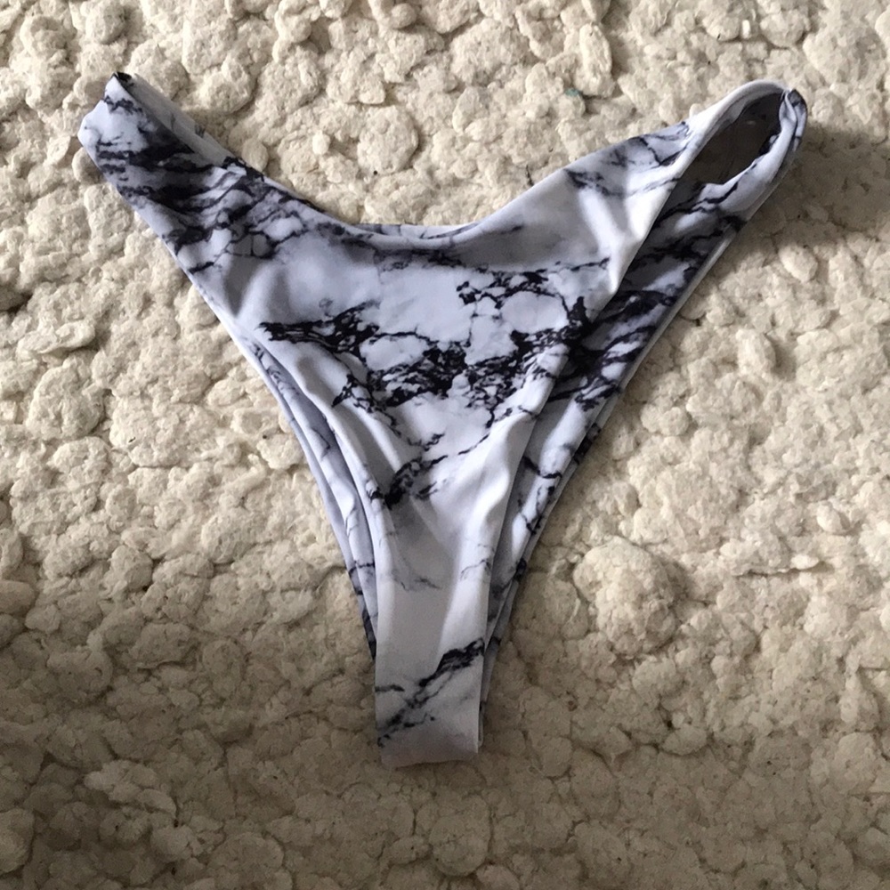 Marble Bikini bottoms